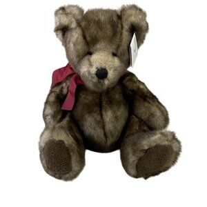 Exclusive Bombay "Danny" Plush Brown Teddy Bear Stuffed Animal 12" Russ Berrie